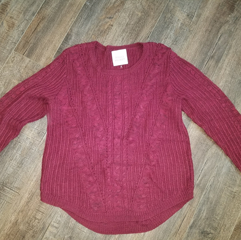 Deep Maroon Sweater